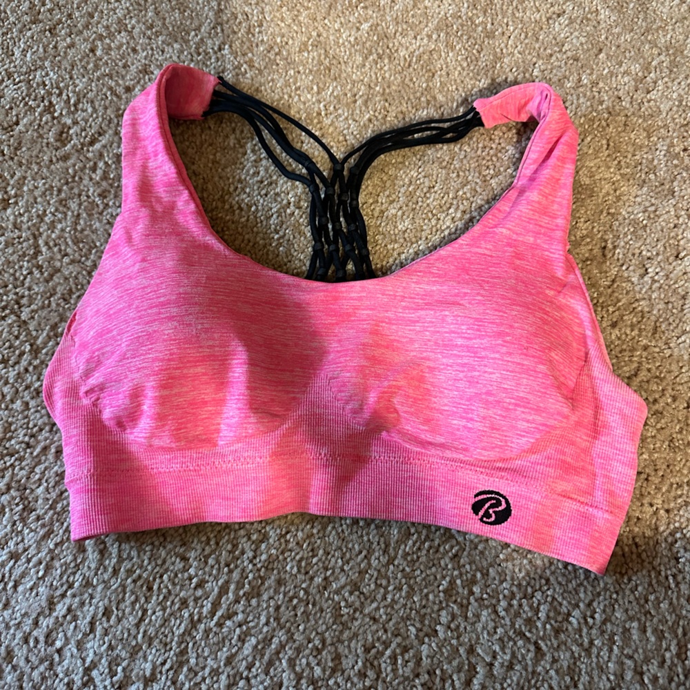 Pink sports bra. Rarely worn
